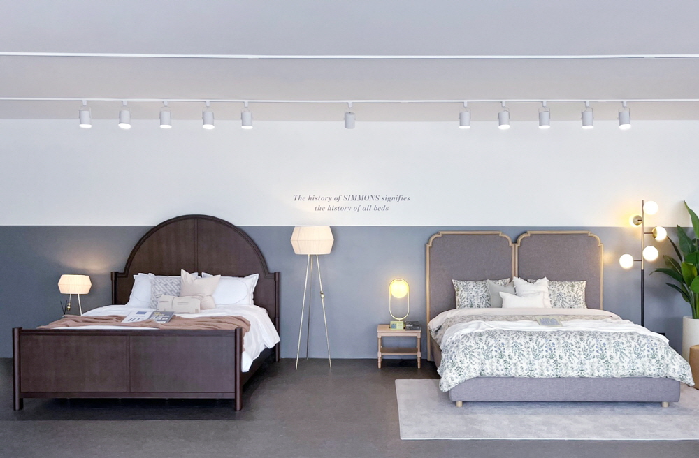 ▲경기도 의왕시 오전동 '시몬스 맨션 의왕평촌점' 내부.  (사진제공=시몬스 침대)