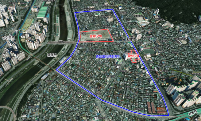 ▲중화 재정비촉진지구 위치도 (자료제공=서울시)
