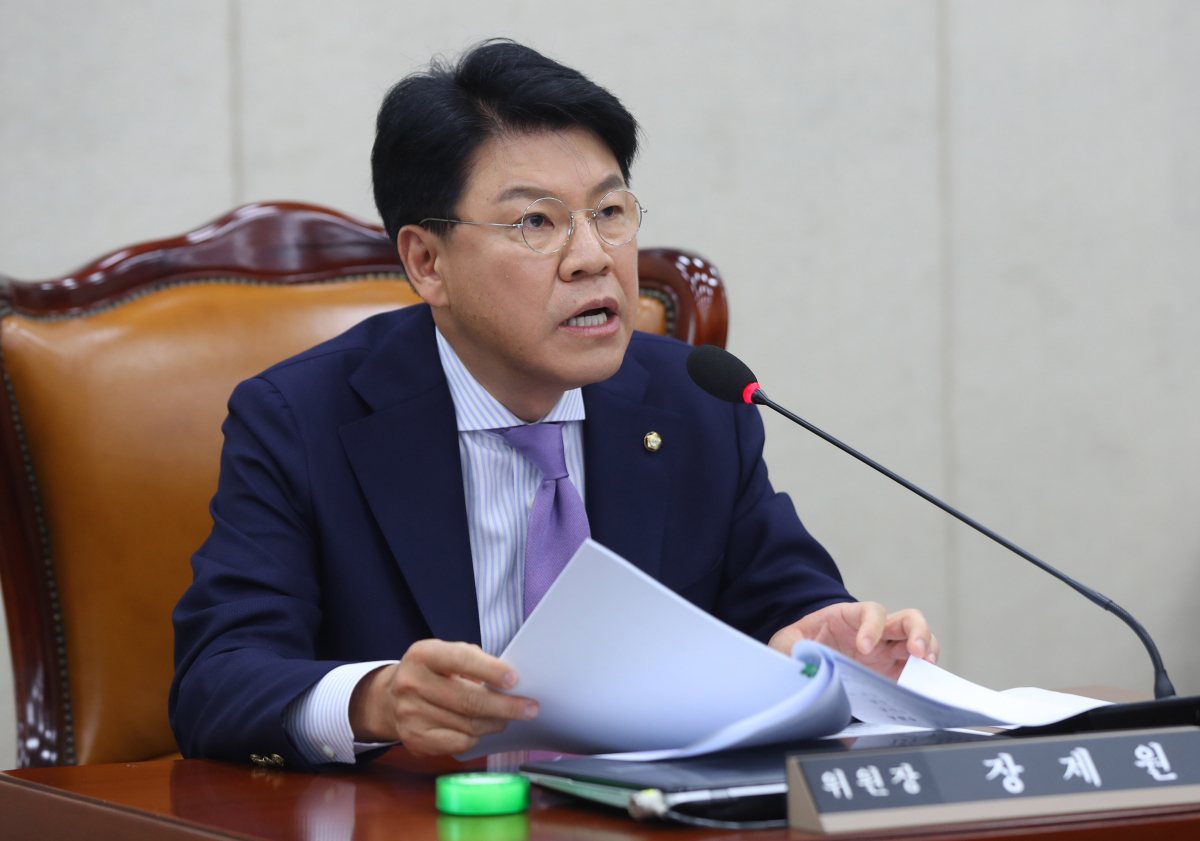 ▲장제원 과학기술정보방송통신위원회 위원장 (뉴시스)