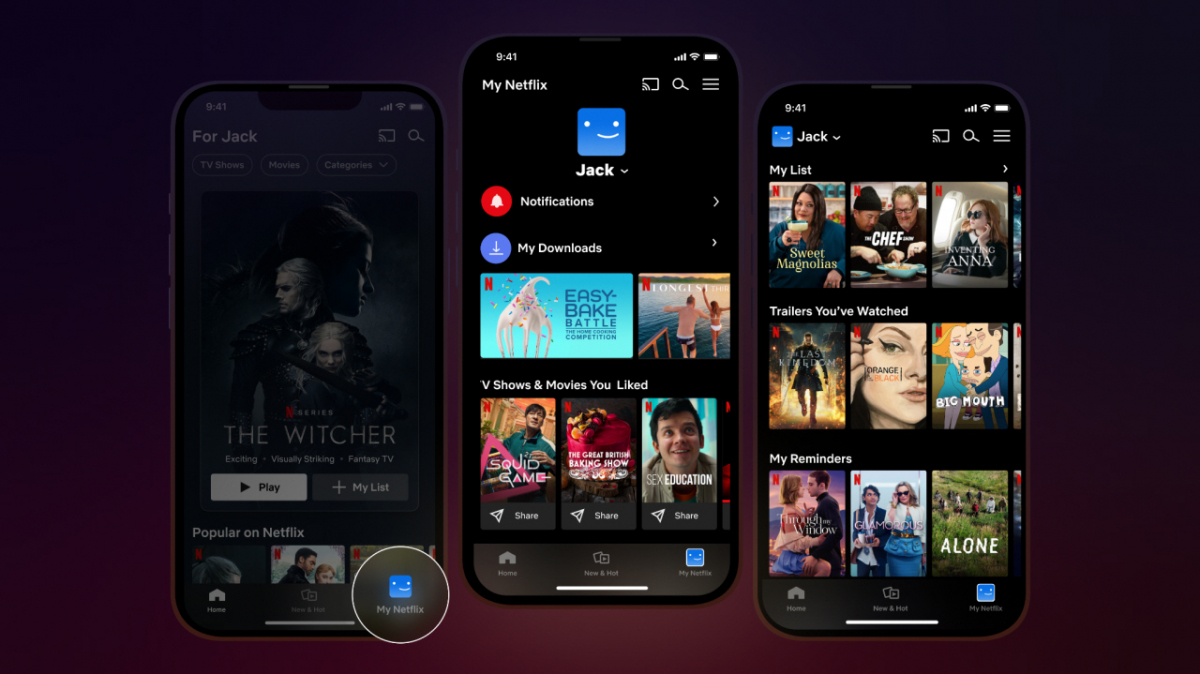 ▲넷플릭스가 보고 싶은 시리즈와 영화를 한 눈에 확인할 수 있는 ‘나의 넷플릭스(My Netflix)’ 기능을 신설한다. (사진제공=넷플릭스)
