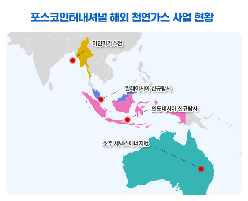 ▲해외 천연가스 사업 현황. (사진제공=포스코인터내셔널)