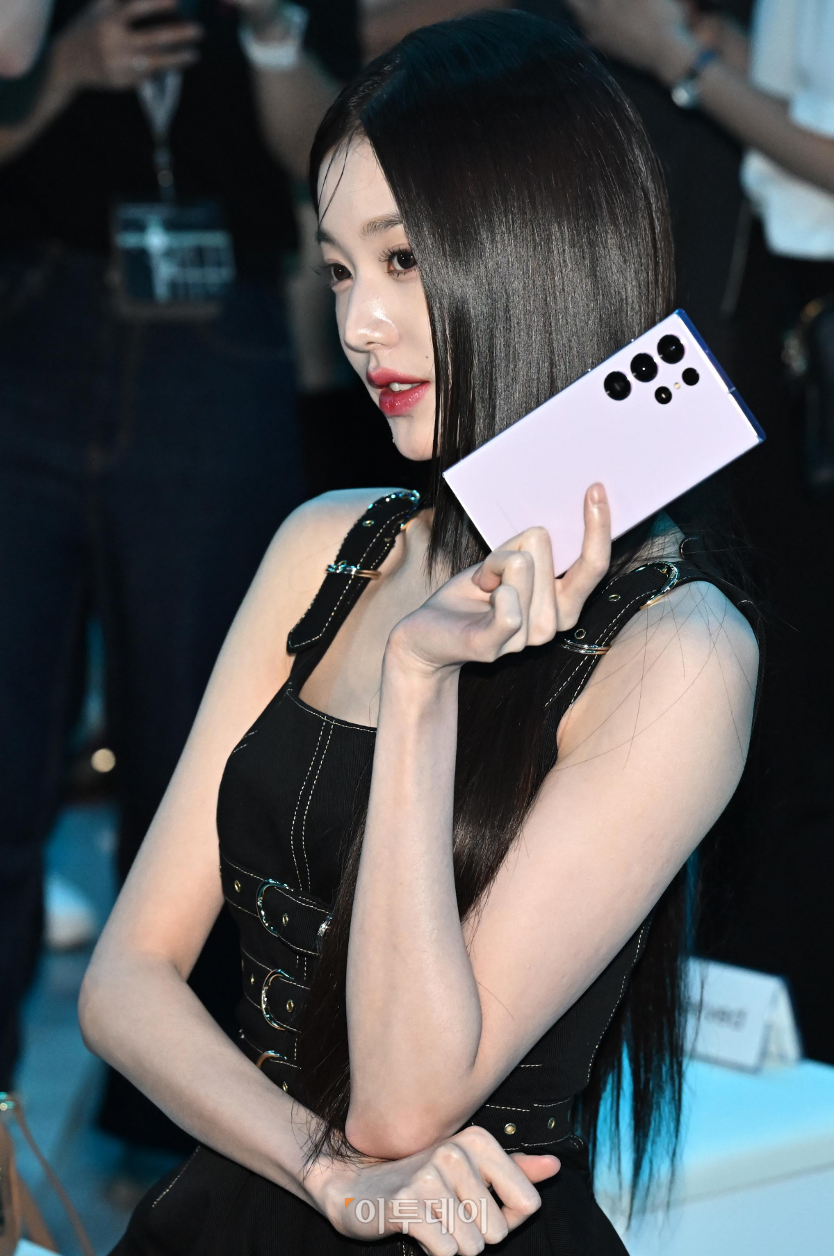 ▲아이브 장원영이 26일 서울 강남구 코엑스에서 열린 갤럭시 언팩 행사에 참석해 있다. 조현호 기자 hyunho@