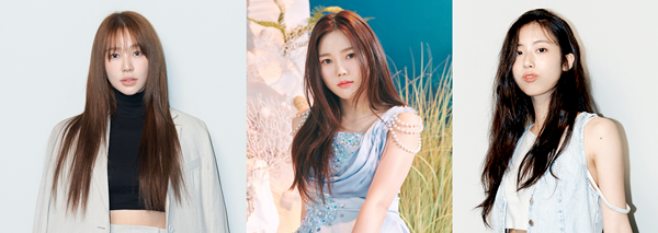 ▲윤은혜, 오마이걸 효정, 김시영(사진=각 소속사)