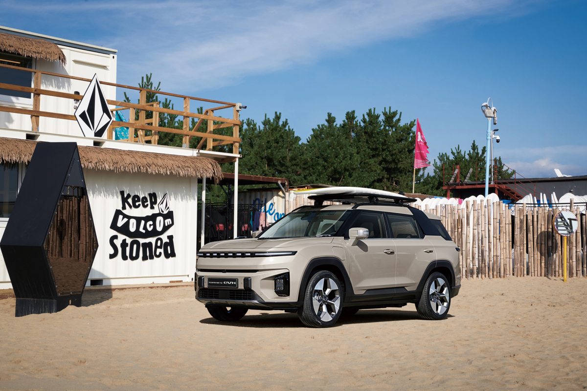 ▲KG 모빌리티가 '토레스 EVX'를 9월경 출시한다고 31일 밝혔다. (사진제공=KG모빌리티)