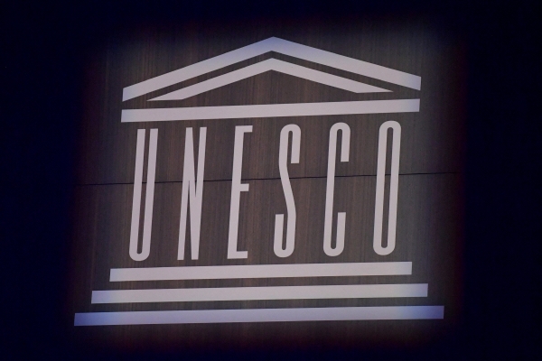 ▲프랑스 파리 유네스코(UNESCO) 본부에서 유네스코 로고가 보인다. AFP연합뉴스
