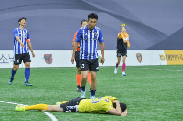 ▲'골때녀' 을용타(사진제공=SBS)