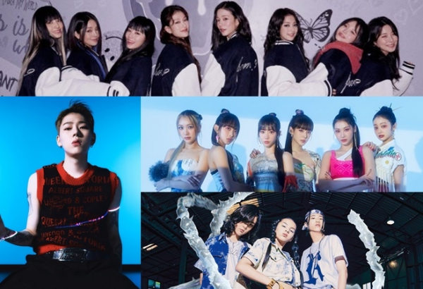 ▲지코, 초코, 프로미스나인, 시크릿넘버(사진 = 각 소속사 제공)