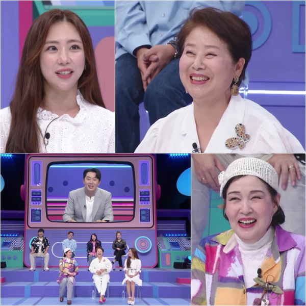 ▲'순풍산부인과' 미달이 김성은, 선우용여, 김애경(사진제공=tvN STORY)