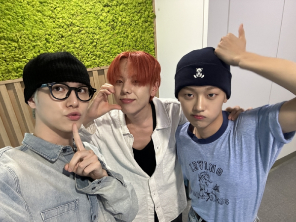 ▲위아이 장대현, 김동한, 강석화(사진 = 위엔터테인먼트 제공)