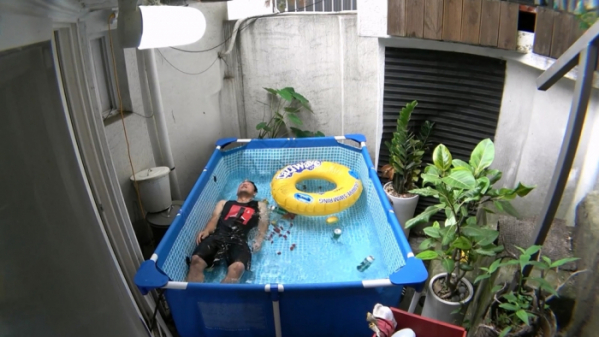 ▲'나혼자산다' 김대호 수영장(사진제공=MBC)