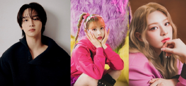 ▲장동윤X스테이씨 시은·세은(사진제공=각 소속사)