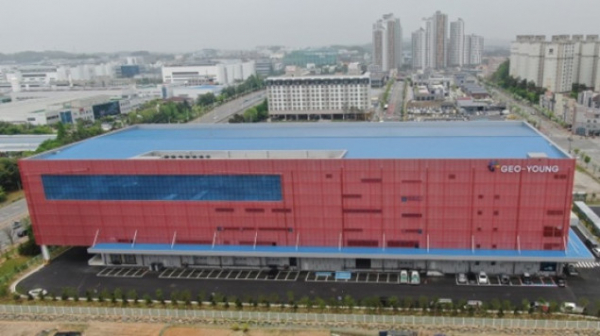 ▲국내 최대 규모의 지오영 천안 Hub 의약품물류센터 (사진제공=지오영)