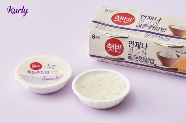 ▲컬리와 CJ제일제당이 공동개발한 골든퀸쌀밥. (사진제공=컬리)