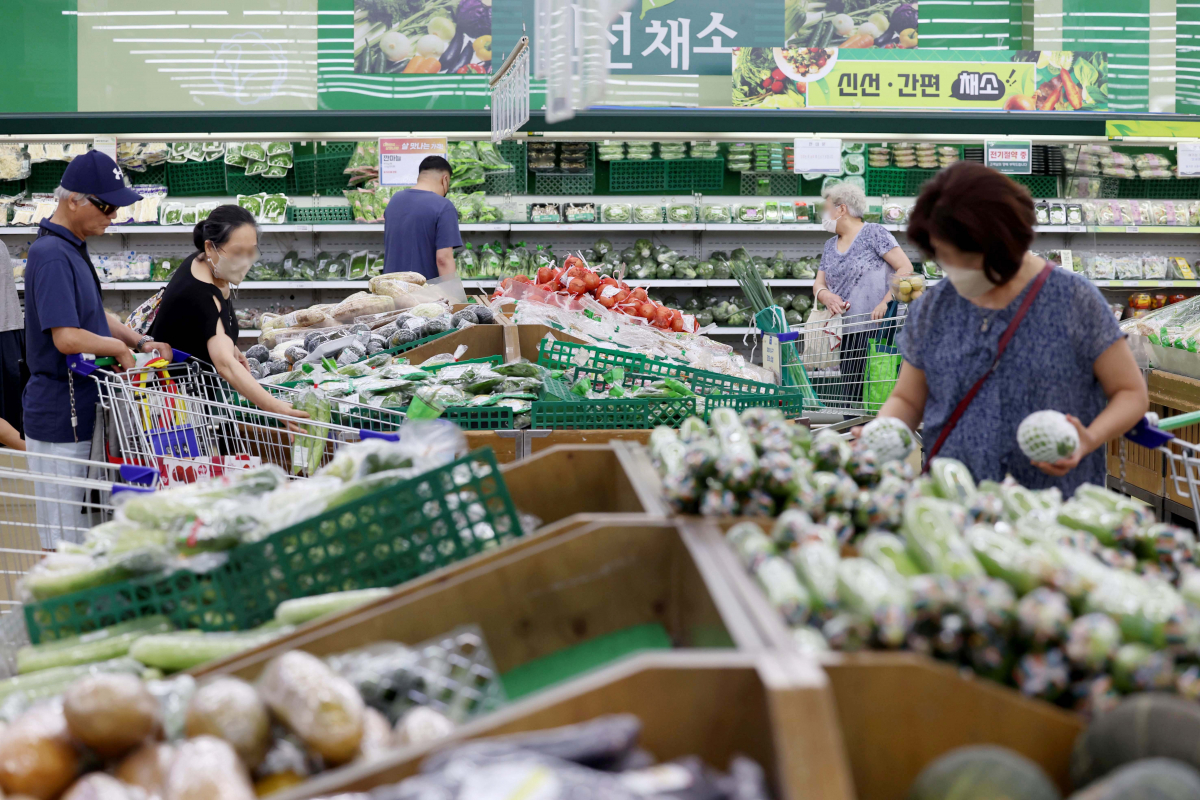 ▲서울의 한 대형마트에서 시민들이 장을 보고 있다.  (신태현 기자 holjjak@)
