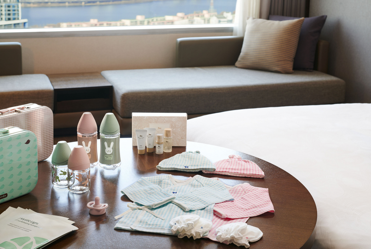 ▲JW 메리어트 호텔 서울이 제공하는 아기 전용 기프트. (사진제공=JW 메리어트 호텔 서울)