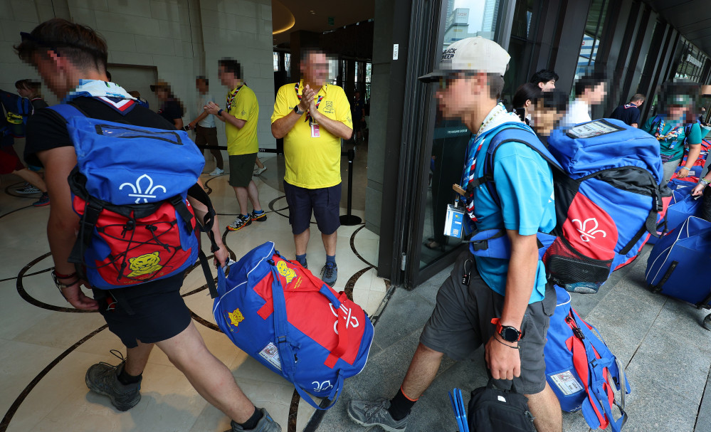 ▲영국 스카우트 단원들 (연합뉴스)