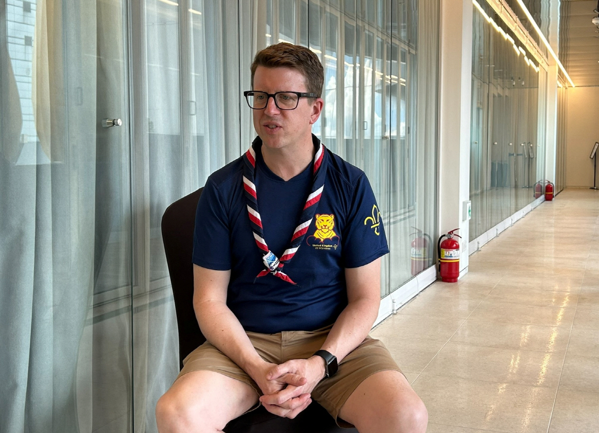 ▲매트 하이드 영국 스타우크 대표가 7일 서울에서 인터뷰하고 있다. 서울/로이터연합뉴스
