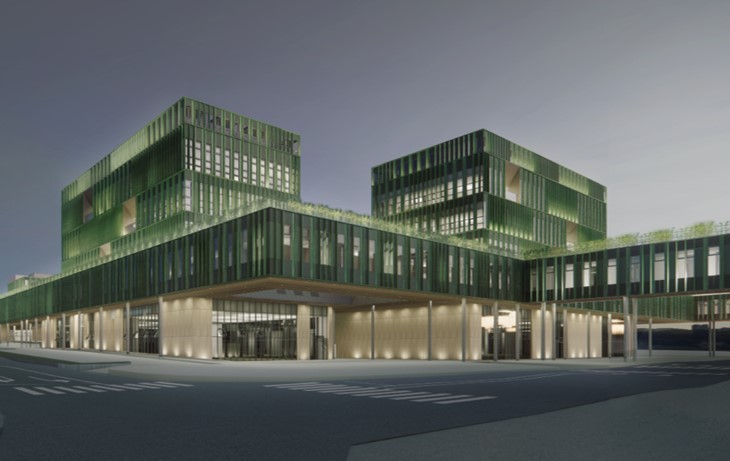 ▲순천시 신청사 투시도 (자료제공=금호건설)