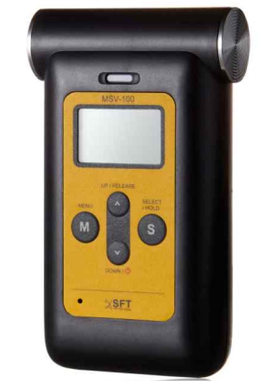 ▲ICT 기반 하이브리드 타입 휴대용 방사선계측기 ‘MSV-100’. (사진제공=중소벤처기업부)