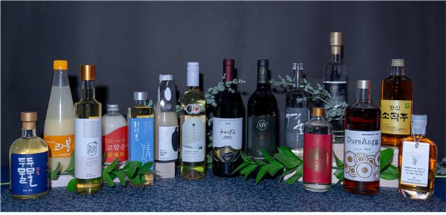 ▲2023 대한민국 우리술 품평회 수상작. (사진제공=농림축산식품부)