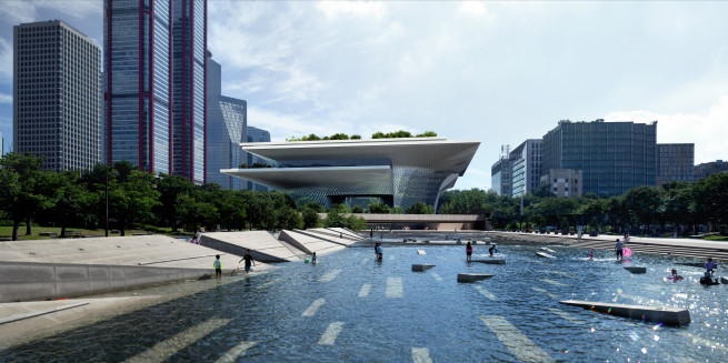 ▲서울시, 여의도 제2 세종문화회관(가칭) 기획 디자인 공모 당선작-오호근((주)종합건축사사무소 디자인캠프문박디엠피) (사진제공=서울시)