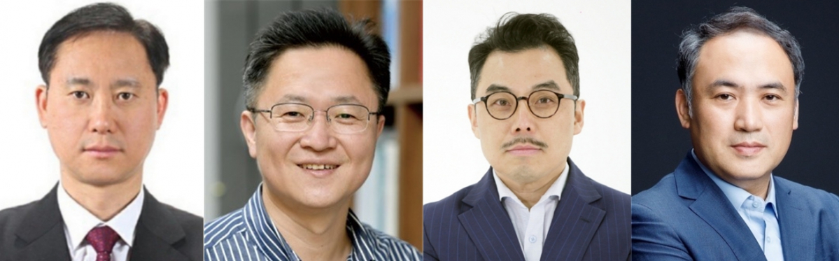 ▲(왼쪽부터) 김대종 세종대 경영학부, 김상봉 한성대 경제학과, 서용구 숙명여대 경영학과, 정연승 단국대 경영학과 교수