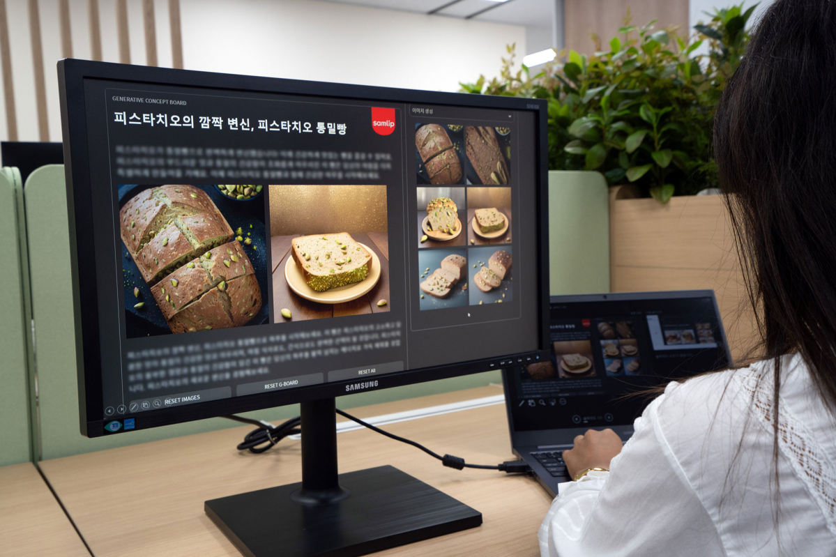 ▲SPC삼립이 생성형 인공지능(AI)에 기반한 신제품 개발 플랫폼 ‘SGPD(Samlip Generative Product Development)’를 업무에 도입했다. (사진제공=SPC삼립)