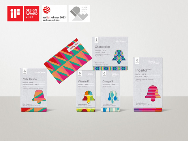 ▲종근당건강 패키지 아이덴티티 디자인 (사진제공=종근당)