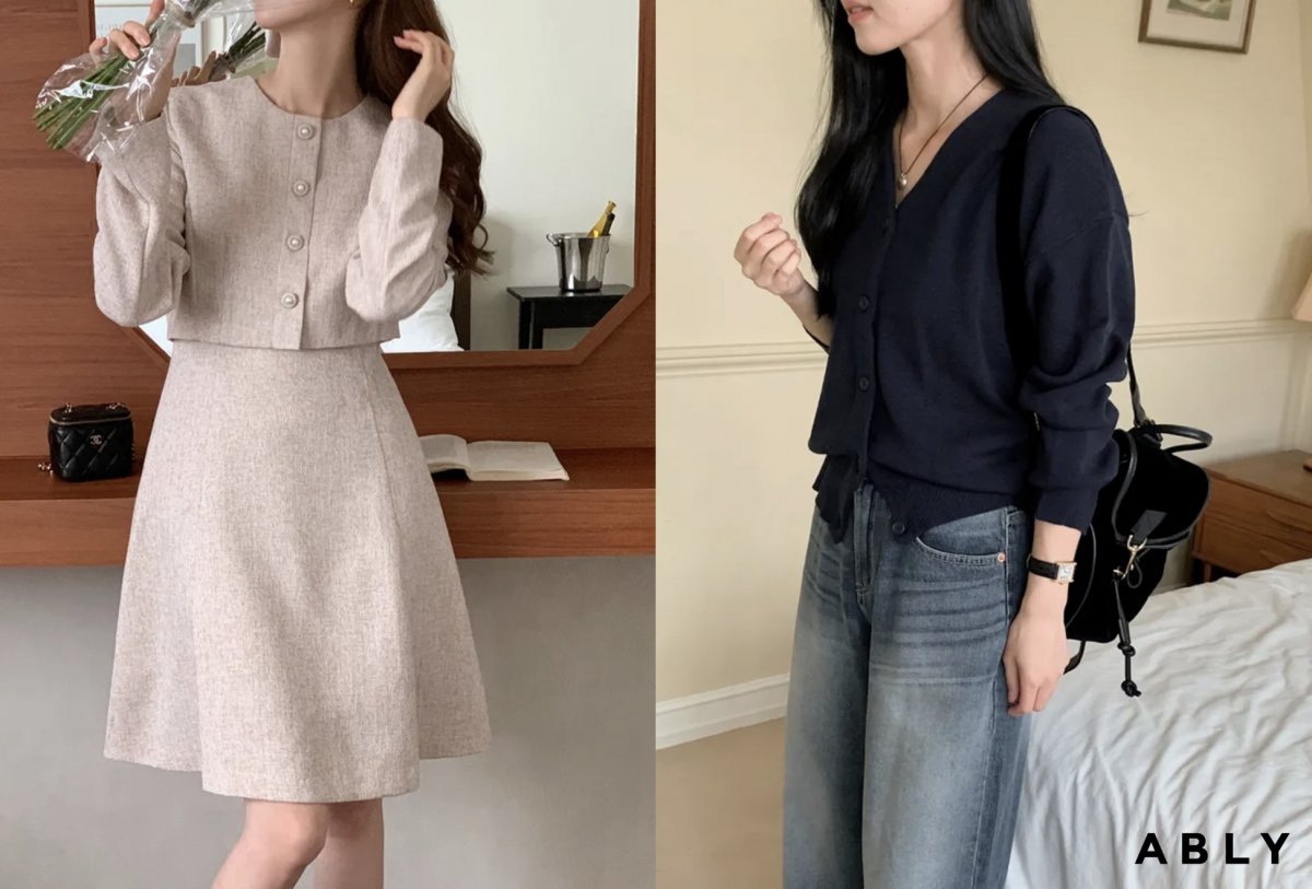 ▲에이블리가 판매하는 가을 외출복. (사진제공=에이블리코퍼레이션)