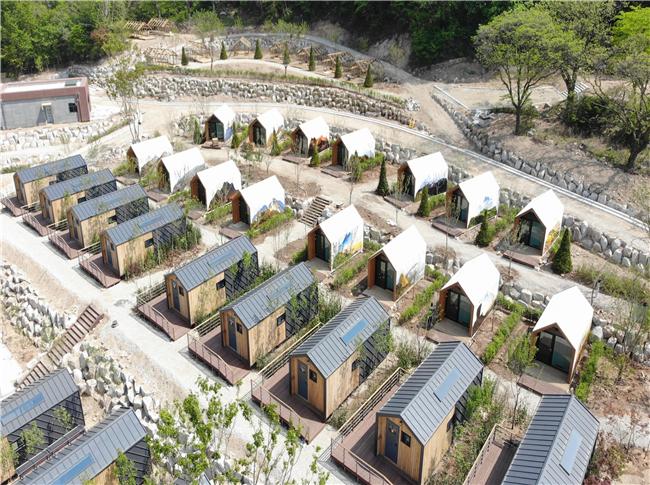 ▲북한산국립공 사기막 야영장 전경 (사진제공=국립공원공단)