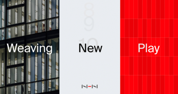 ▲NHN은 창립 10주년을 맞아 신규 브랜드 슬로건 ‘Weaving New Play’를 공개하고, 그룹 비전인 ‘글로벌 톱티어 테크 기업’ 달성을 위한 성장전략을 제시했다. (사진제공=NHN)