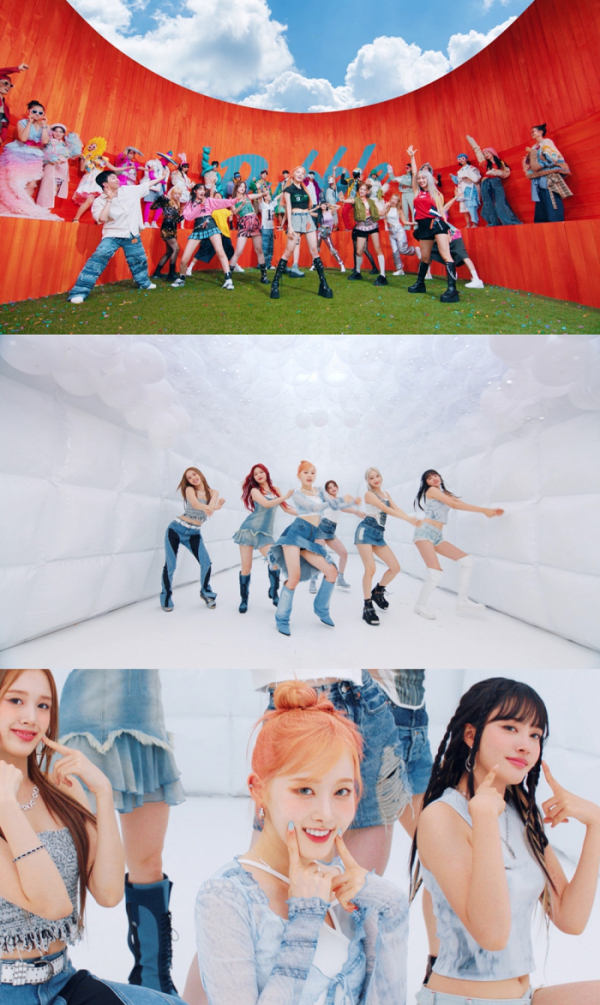▲스테이씨 ‘Bubble’ MV 티저(사진 = 하이업엔터테인먼트 제공)