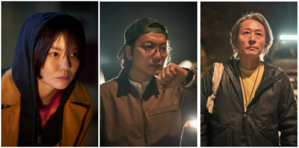 ▲'천박사 퇴마 연구소: 설경의 비밀' 이솜, 이동휘, 김종수(사진제공=CJ ENM)
