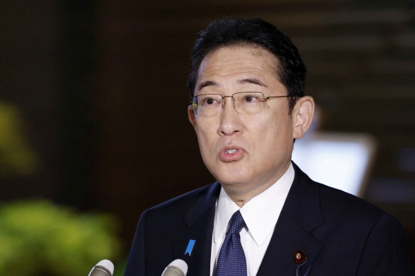 ▲기시다 후미오 일본 총리가 8월 24일 도쿄 총리관저에서 기자회견을 하고 있다. 도쿄/로이터연합뉴스
