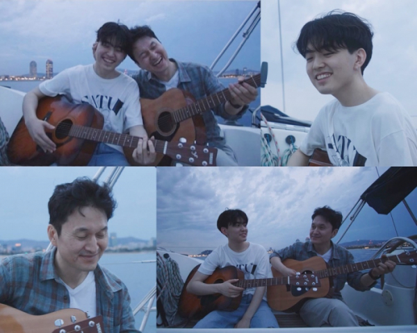 ▲'걸어서 환장 속으로' 장현성, 장준우 부자(사진제공=KBS)