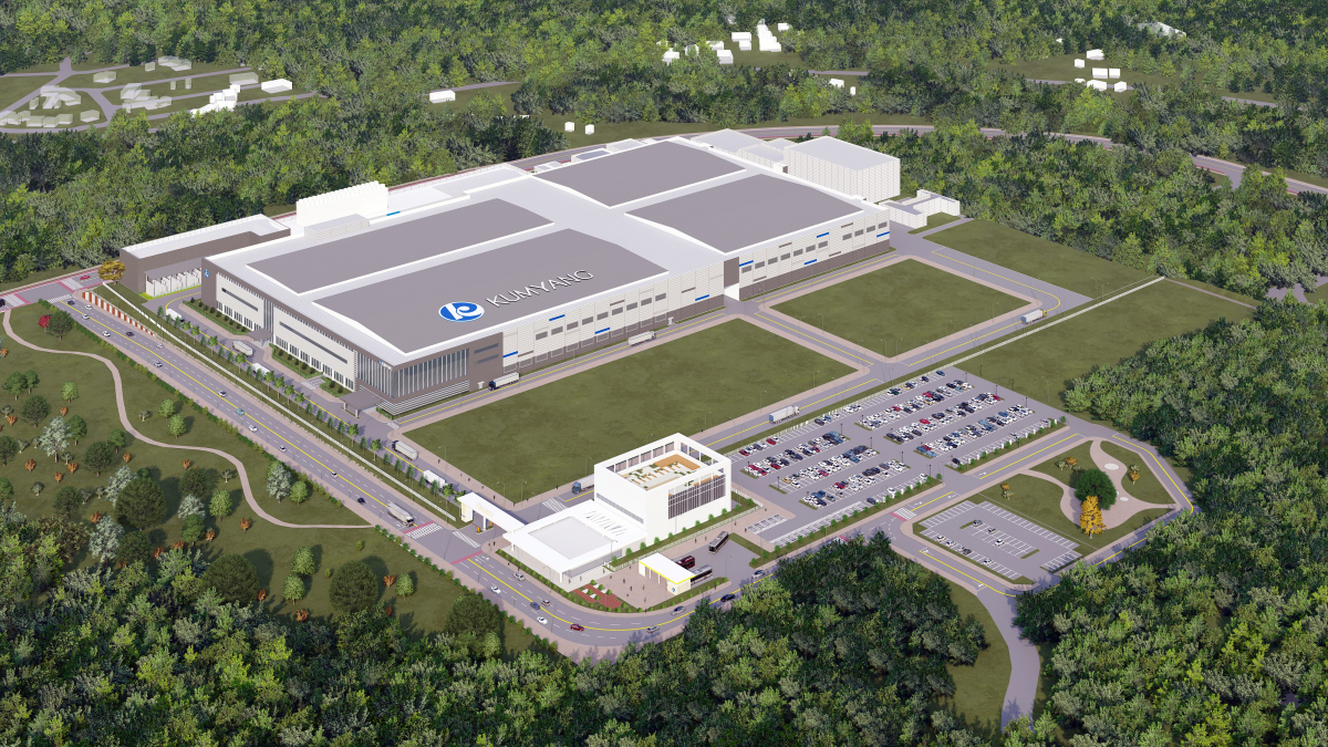 ▲㈜금양이 발주한 2차전지 생산시설 조감도 (자료제공=동부건설)