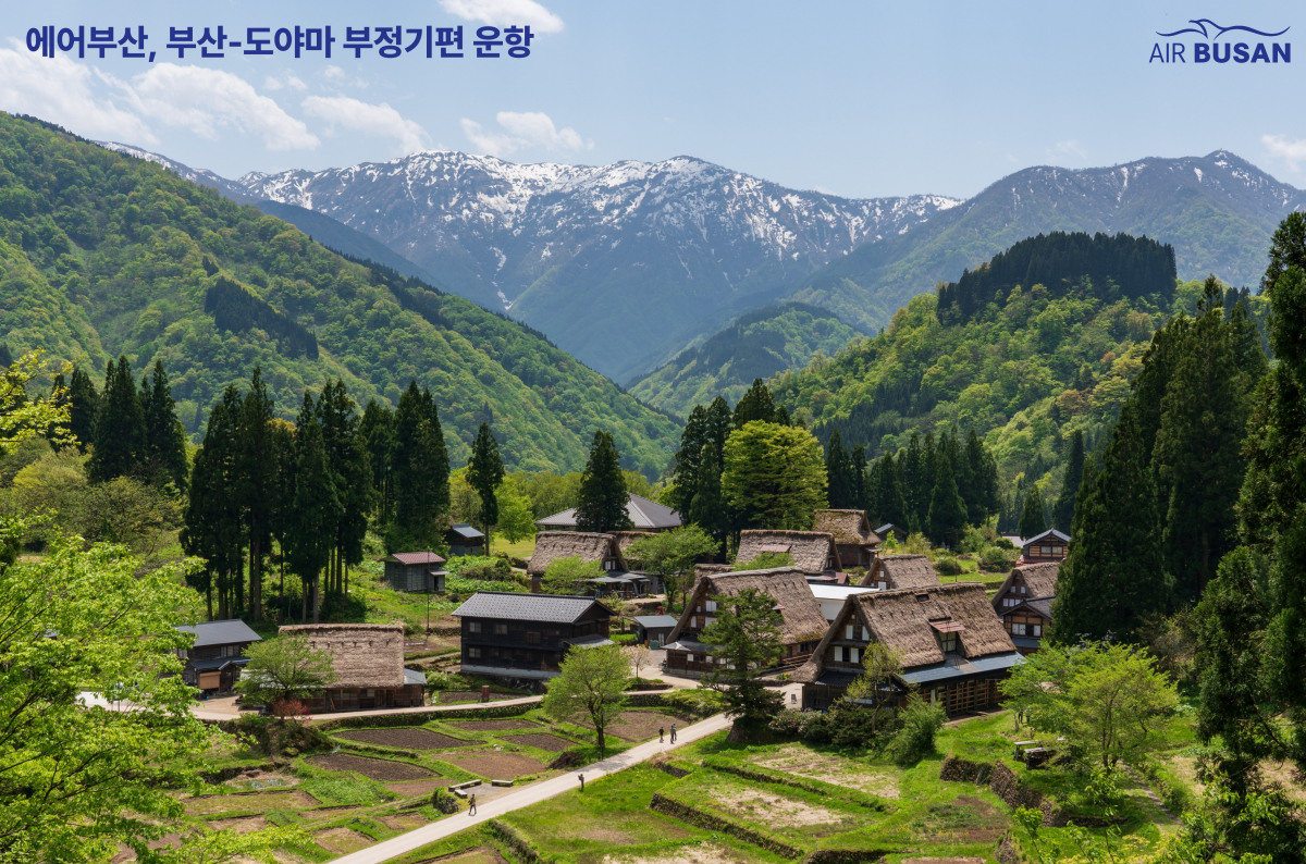 ▲에어부산이 부산~도야마(일본) 노선의 부정기편을 운항한다. (사진제공=에어부산)