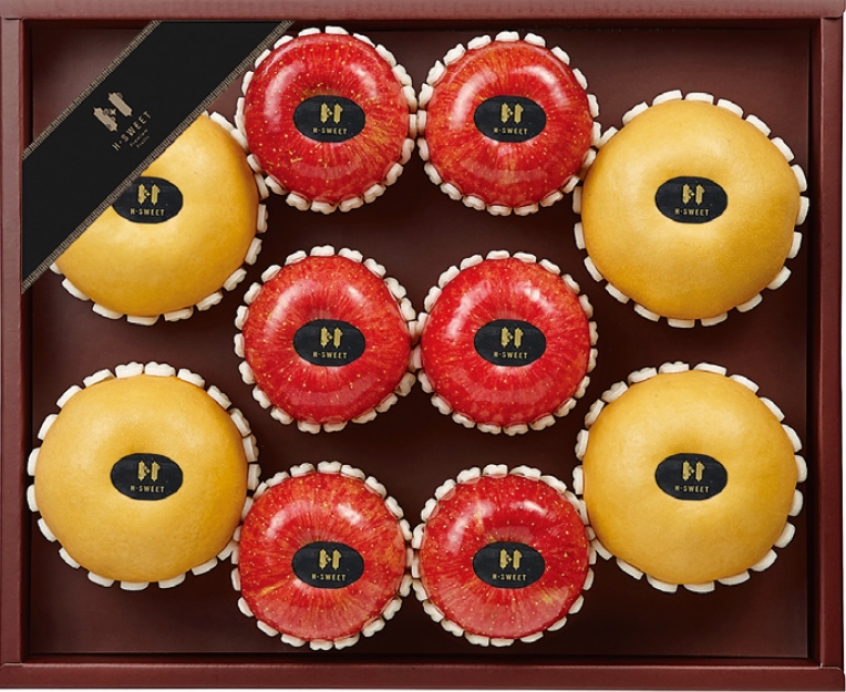 ▲현대백화점 H스위트 고당도 사과배 선물세트 모습 (사진제공=현대백화점)