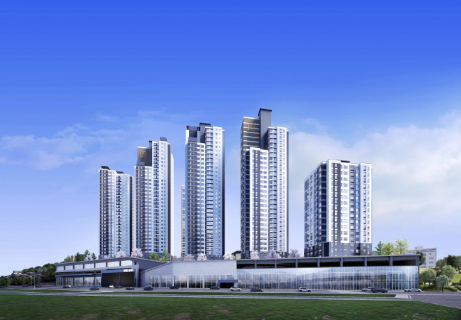 ▲인천 송월구역 재개발정비사업 투시도. (자료제공=중흥그룹)