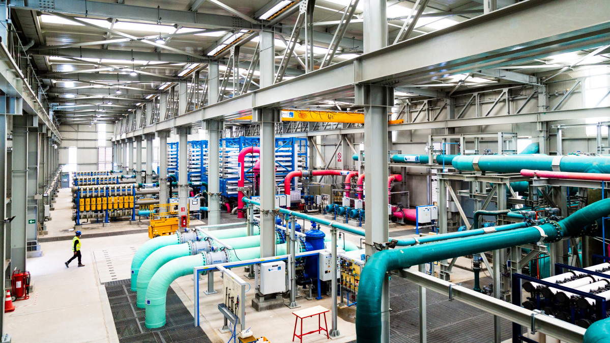 ▲GS건설의 칠레 아타카마 해수담수화시설. (사진제공=GS)