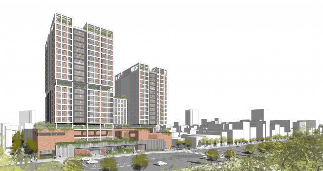 ▲옛 금천경찰서 부지 신축 공사 투시도 (사진제공=SH공사)