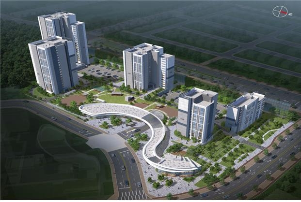 ▲ 향남2 A-21블록 단지조감도. (사진 제공 = LH 경기남부지역본부)