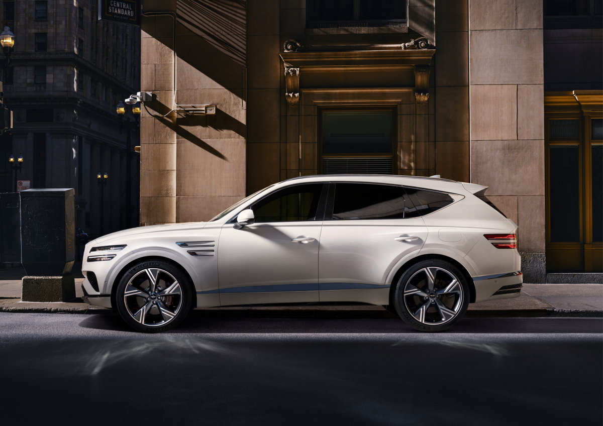 ▲GV80 부분변경 모델 외장