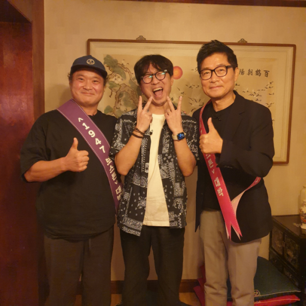 ▲강제규 감독, 김상호, 장항준(사진제공=롯데엔터테인먼트)