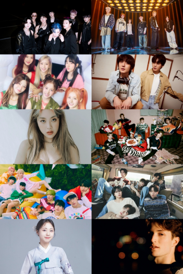 ▲'코리아 온 스테이지' 아티스트(사진 = 각 소속사 제공)