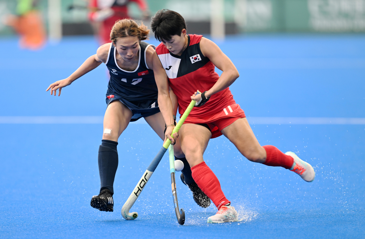 ▲한국과 홍콩의 조별리그 경기 모습. (사진제공=연합뉴스)