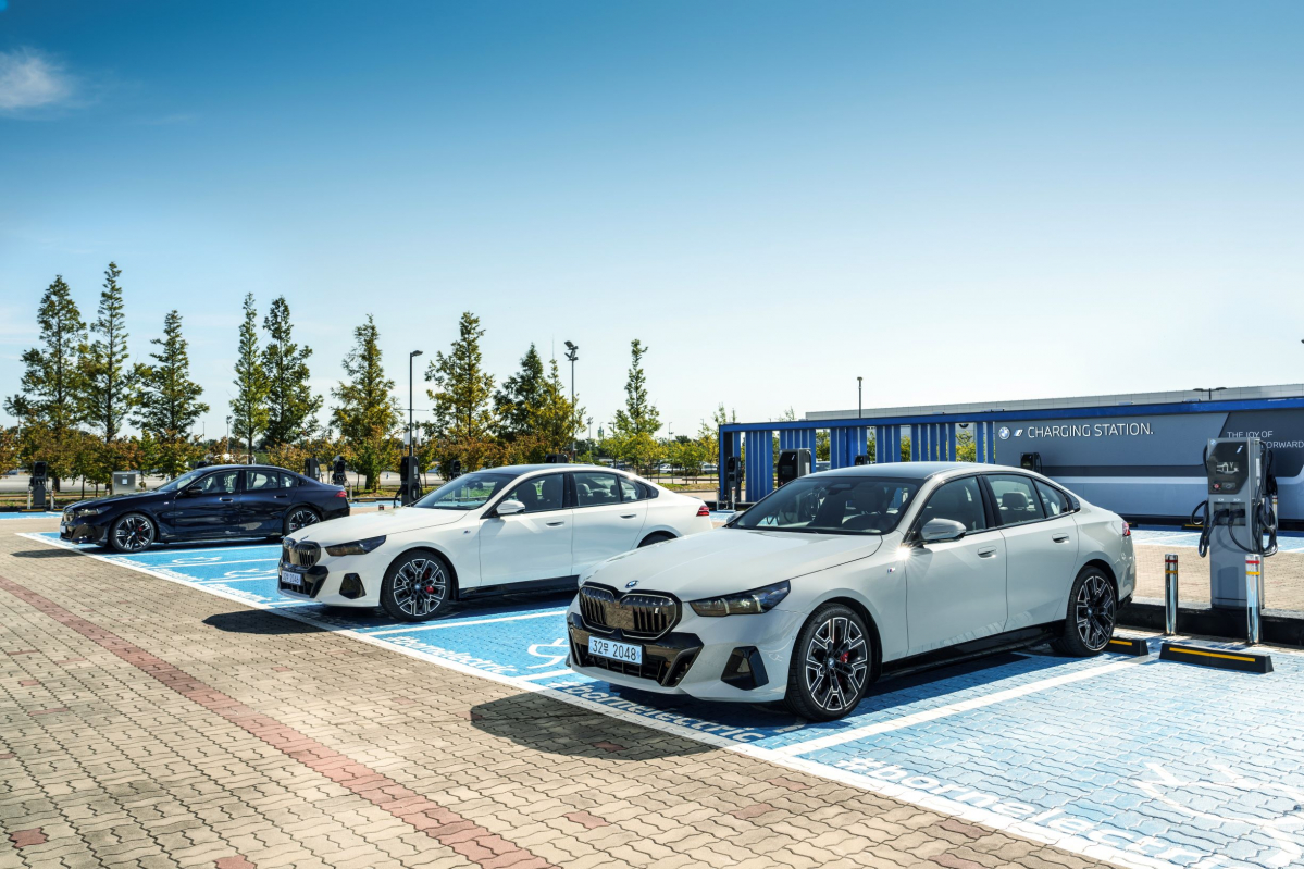 ▲BMW 전기차 충전 시설 '차징 스테이션. (사진제공=BMW코리아)