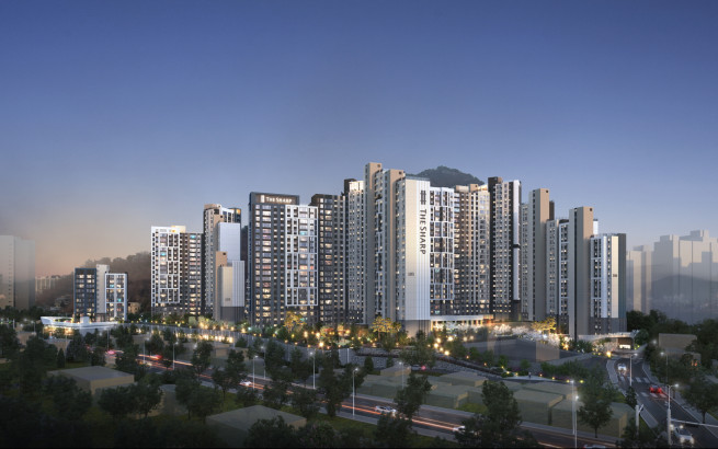 ▲더샵 소양스타리버 투시도 (사진제공=포스코이앤씨)