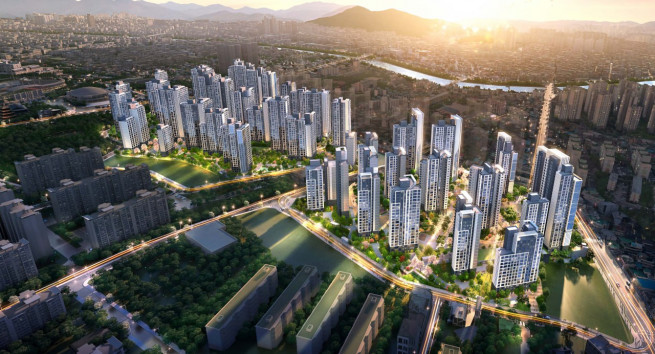 ▲청주사모2구역 조감도1 (사진제공=현대건설)