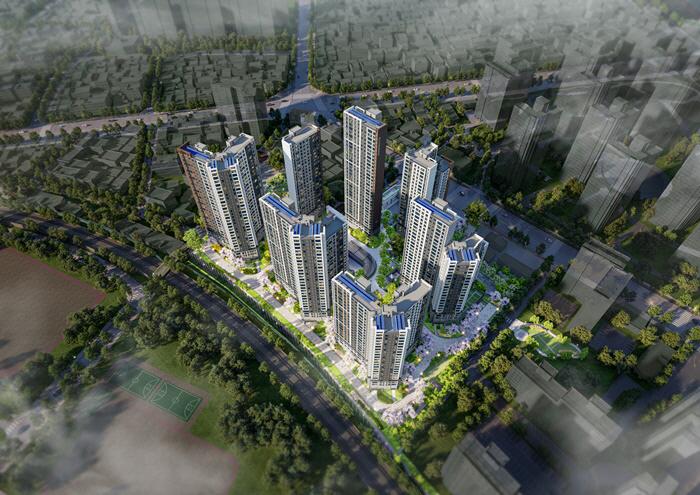 ▲도마 포레나해모로’조감도.(자료제공=한화 건설부문)
